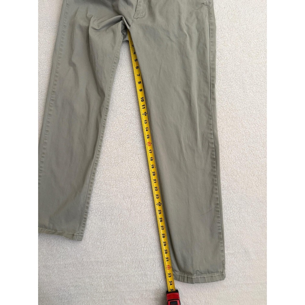 Lee Extreme Comfort Mens 36x34 Green Regular Fit Stretch Chino Pants 104273520 - Picture 8 of 10
